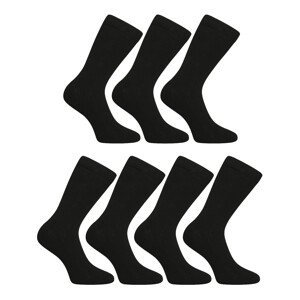 7PACK ponožky Nedeto vysoké černé (7NDTP1001) S