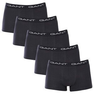 5PACK pánské boxerky Gant černé (900015003-005) XXL