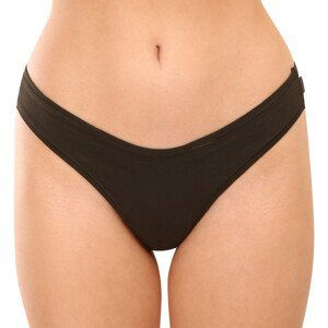 Dámská tanga Calvin Klein tmavě zelené (QD3954E-9MD) L