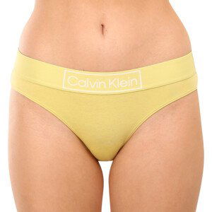 Dámské kalhotky Calvin Klein žluté (QF6775E-9LD) L