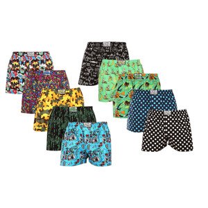 10PACK pánské trenky Styx art klasická guma vícebarevné (10A112960789012) XL