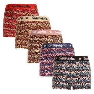 5PACK dívčí kalhotky s nohavičkou boxerky Gianvaglia vícebarevné (813) 140