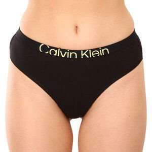 Dámská tanga Calvin Klein černé (QF7401E-UB1) XL
