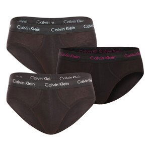 3PACK pánské slipy Calvin Klein černé (U2661G-H50) L