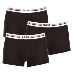 3PACK pánské boxerky Hugo Boss černé (50492200 001) XXL