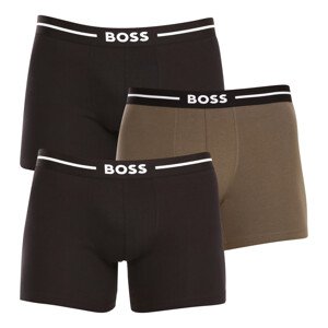 3PACK pánské boxerky Hugo Boss vícebarevné (50499400 963) L