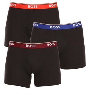 3PACK pánské boxerky Hugo Boss černé (50499441 972) M