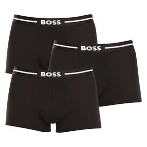 3PACK pánské boxerky Hugo Boss černé (50510687 001) M