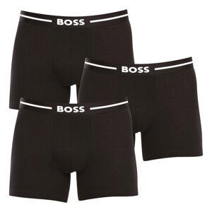 3PACK pánské boxerky Hugo Boss černé (50510698 001) M