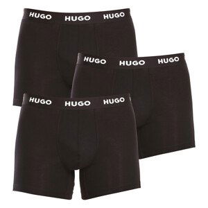 3PACK pánské boxerky Hugo Boss černé (50492348 964) M