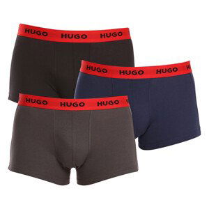 3PACK pánské boxerky Hugo Boss vícebarevné (50469766 031) S