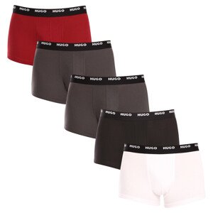 5PACK pánské boxerky Hugo Boss vícebarevné (50479944 996) S