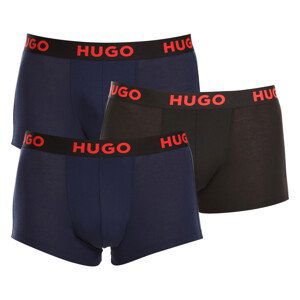 3PACK pánské boxerky Hugo Boss vícebarevné (50496723 406) L