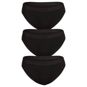 3PACK dámské kalhotky Hugo Boss černé (50496895 001) S