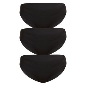 3PACK dámské kalhotky Hugo Boss bezešvé černé (50495891 001) XL