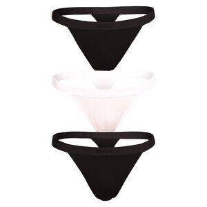 3PACK dámská tanga HUGO vícebarevná (50496893 121) L