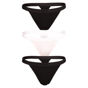 3PACK dámská tanga Hugo Boss vícebarevná (50496893 121) XXL