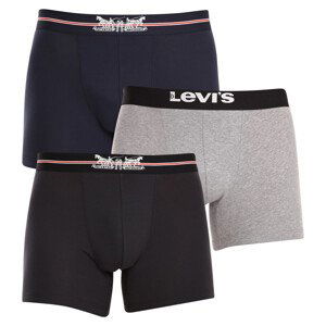 3PACK pánské boxerky Levis vícebarevné (701224663 001) XL