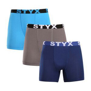 3PACK pánské funkční boxerky Styx vícebarevné (3W96839) XXL