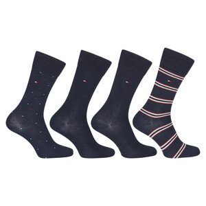 4PACK ponožky Tommy Hilfiger vícebarevné (701224441 001) M