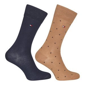 2PACK pánské ponožky Tommy Hilfiger vícebarevné (701224898 002) M