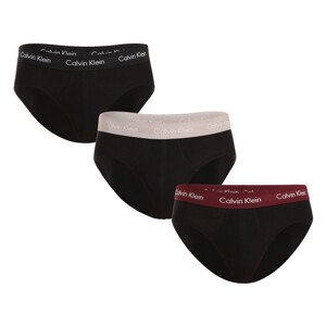 3PACK pánské slipy Calvin Klein černé (U2661G-H54) S