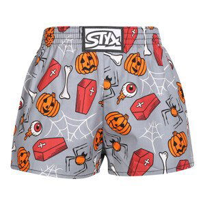 Dětské trenky Styx art klasická guma Halloween rakve (J1752) 6-8 let