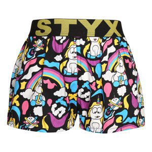 Dětské trenky Styx art sportovní guma unicorn (BJ1158) 6-8 let