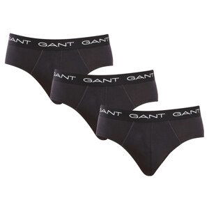 3PACK pánské slipy Gant černé (900013001-005) L