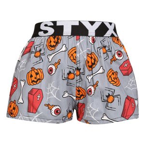 Dětské trenky Styx art sportovní guma Halloween rakve (BJ1752) 6-8 let