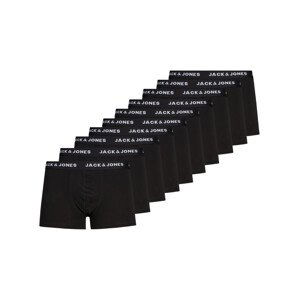 10PACK pánské boxerky Jack and Jones černé (12189937) XXL