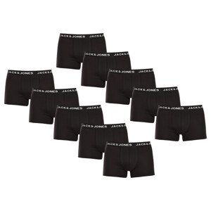 10PACK pánské boxerky Jack and Jones černé (12189937) M, trenky / trenýrky