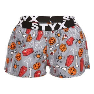 Dámské trenky Styx art sportovní guma Halloween rakve (T1752) XL