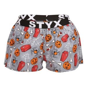 Dámské trenky Styx art sportovní guma Halloween rakve (T1752) S