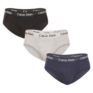 3PACK pánské slipy Calvin Klein vícebarevné (NB3704A-KDX) S