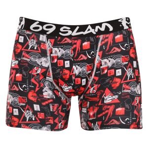 Pánské boxerky 69SLAM fit night life (MCYNLF-PO) M