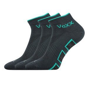 3PACK ponožky VoXX šedé (Dukaton silproX) S
