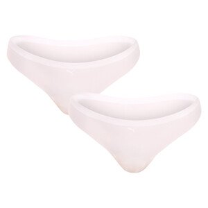 2PACK dámská tanga Puma bílá (100001010 002) L