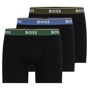 3PACK pánské boxerky Hugo Boss černé (50508950 971) M