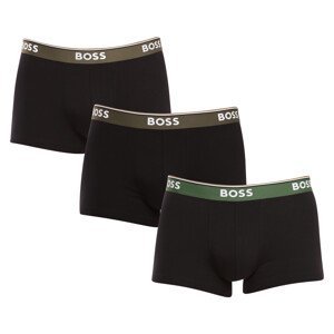 3PACK pánské boxerky Hugo Boss černé (50508985 977) XL