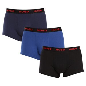 3PACK pánské boxerky Hugo Boss vícebarevné (50469766 420) L