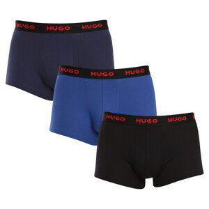 3PACK pánské boxerky Hugo Boss vícebarevné (50469766 420) M