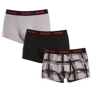 3PACK pánské boxerky Hugo Boss vícebarevné (50480170 039) L