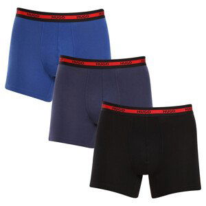 3PACK pánské boxerky Hugo Boss vícebarevné (50496713 420) XL