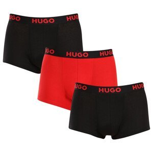 3PACK pánské boxerky Hugo Boss vícebarevné (50496723 003) L