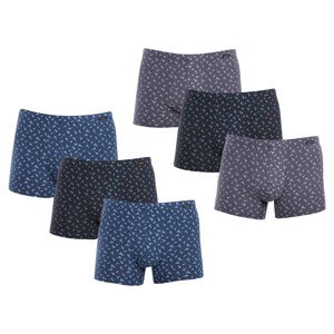 6PACK pánské boxerky Andrie vícebarevné (PS 5744) XL