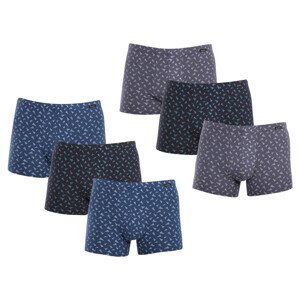 6PACK pánské boxerky Andrie vícebarevné (PS 5744) L