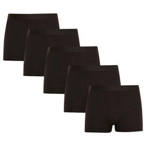 5PACK pánské boxerky Nedeto černé (5NB001) XXL