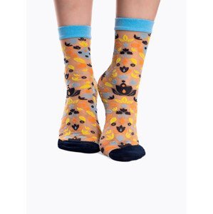 Veselé dámské silonkové ponožky Dedoles Folkové ornamenty (DRNS1044) uni