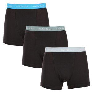 3PACK pánské boxerky Calvin Klein nadrozměr černé (NB2665A-N22) XXL